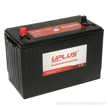 AGM31-100 12V 100ah Maintenance Free Lead Acid Starting Car Battery
